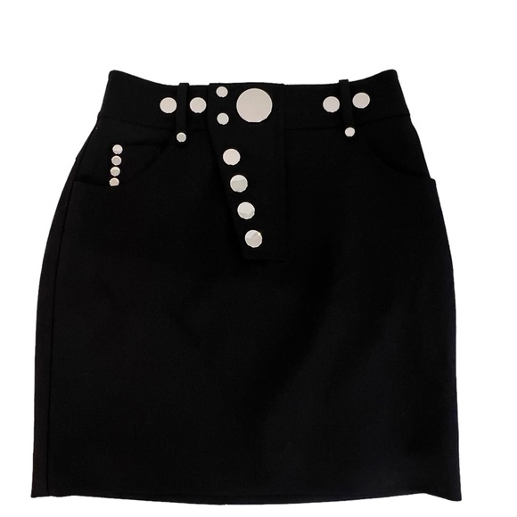 Alexander Wang black wool stretch skirt - Picture 1 of 5